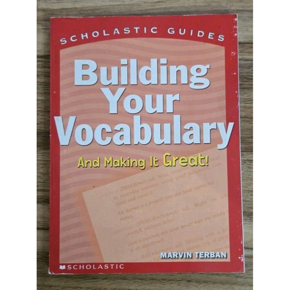 Building Your Vocabulary & Making It Great! Scholastic Guides Paperback Terban